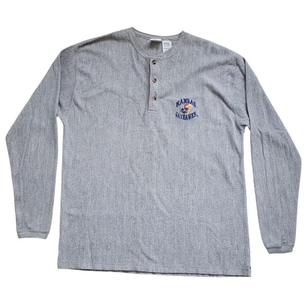 Kansas Jayhawks KU Sweatshirt Mens Large Iron Knights Athletics College 90s VTG
